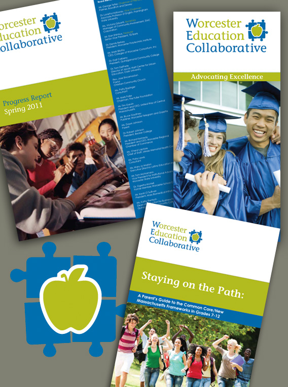 Worcester Education Collaborative Logo and Collateral Materials