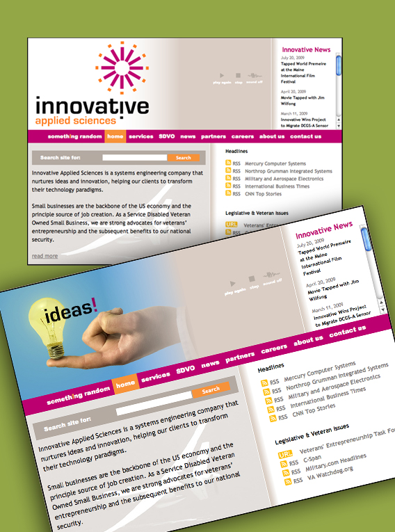 Innovative Applied Sciences Web Design