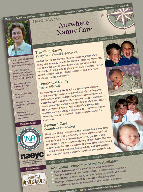 Nanny Web Design