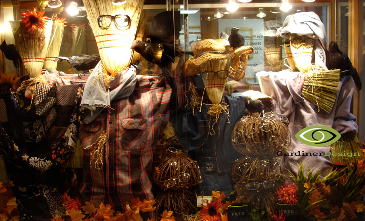 Premier Optical fall Window Displays