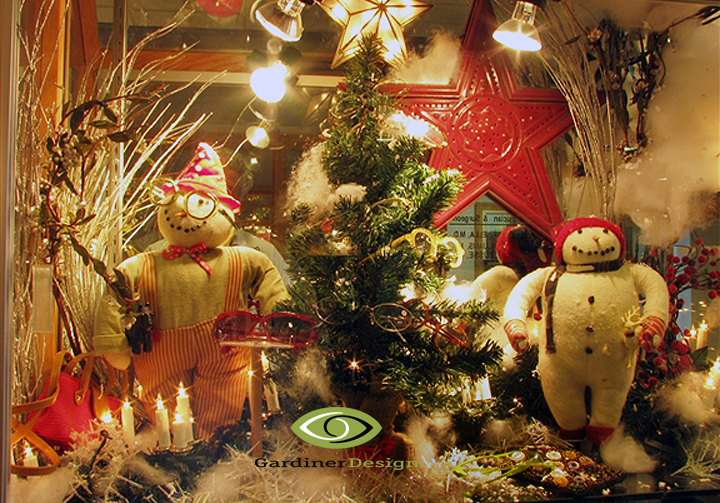 Premier Optical Winter Window Displays